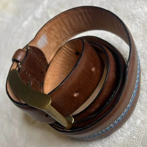 John Fluevog Unisex Leather with blue stitches size 36 - Picture 5 of 11